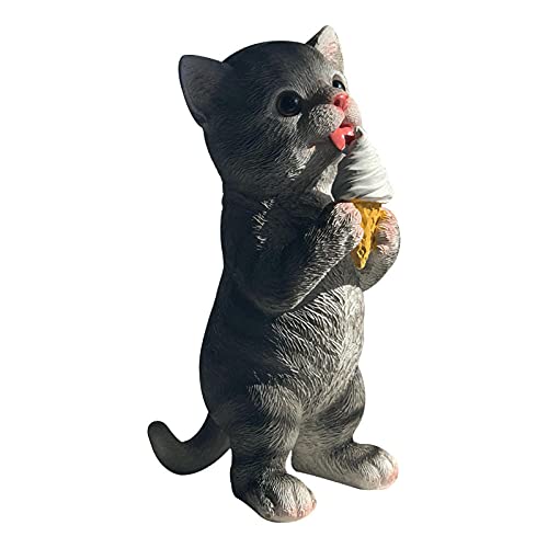 Sculpture de chat décorative : la figurine en résine idéale pour l'ameublement de votre salon