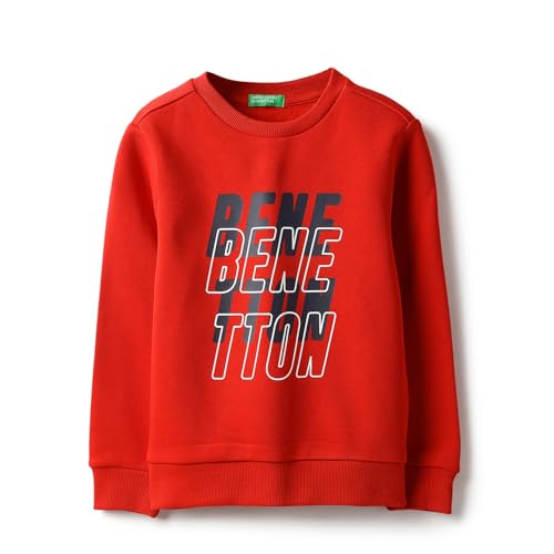Image of United Colors of Benetton Boy's Polycotton Crew Neck Sweatshirt