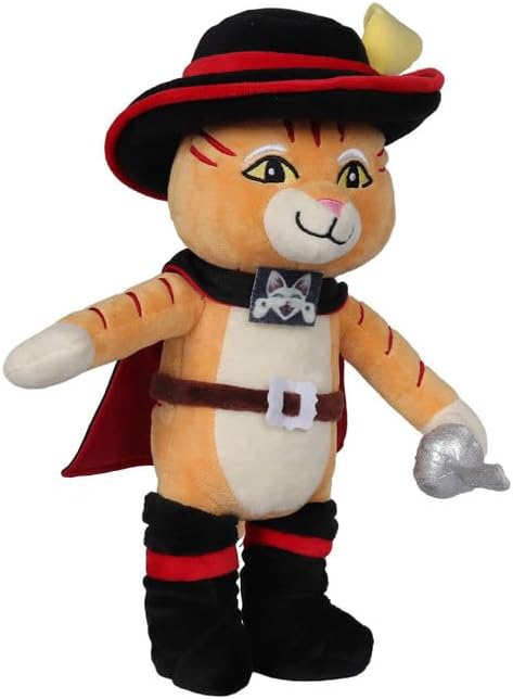 Miniatura 4 de Juguete de peluche de gato de 12.2 pulgadas, muñeco de peluche de gato con figura de gato para regalos de niños