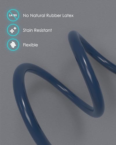 Image of Single Head Stethoscope for Nurses /Nursing School Students /Doctors | Navy Blue Tube Essential Estetoscopio for Medical BP Monitoring & Home Use, with Accessories Name Tag & without EVA Case