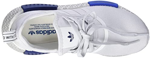 Image of adidas Originals Men Textile NMD R1, Casual Shoes, FTWWHT /Crywht /BROYAL, UK-10