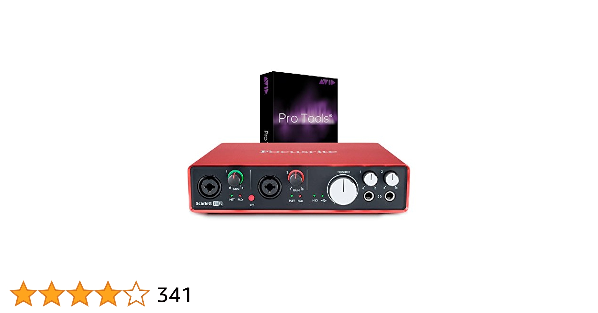 DTM・DAW Focusrite Scarlett 6I6 Focusrite Scarlett 6i6 6 In/6 Out USB 2.0 Audio Interface