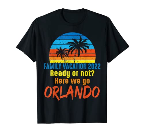 Family vacation 2022 orlando florida road trip beach 2022 t-shirt
