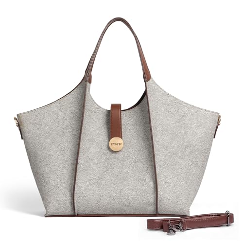 Image of EXOTIC Metropolitan Elegance Signature Canvas Tote top Handle Handbag | For Office | For Work | Laptop Bag | Gift Bag