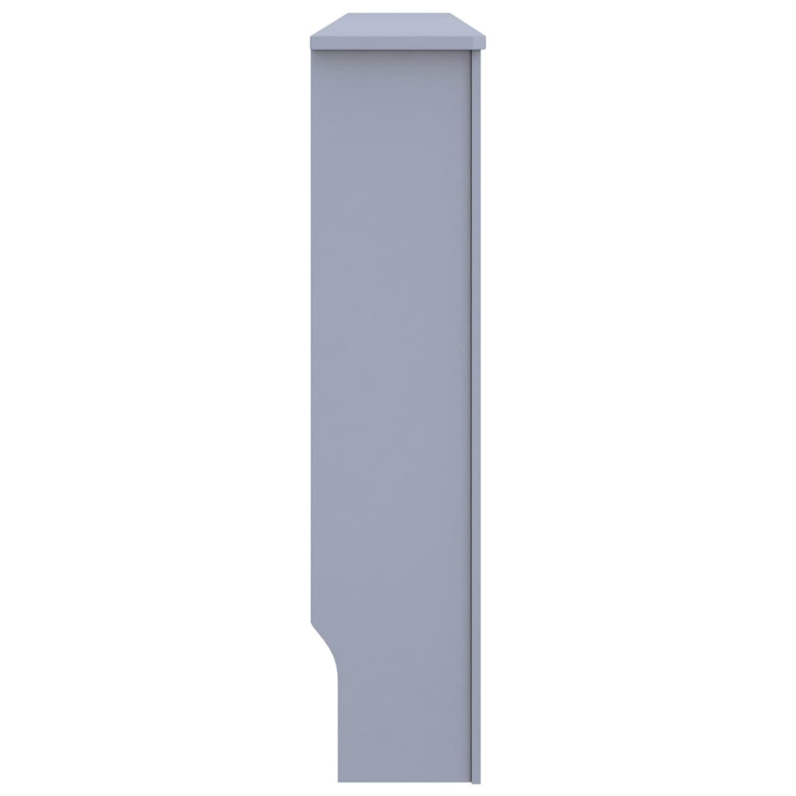 Gecheer Copertura per radiatore copre radiatore copri radiatore moderno copertura radiatore per radiatore con ripiano superiore per soggiorno camera da letto MDF grigio antracite 112 x 19 x 81 cm