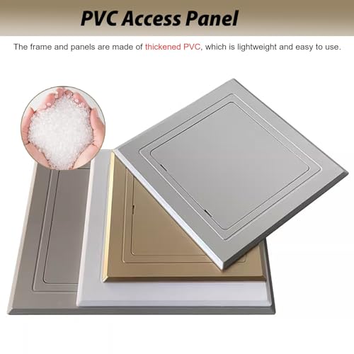Sistemas de conductos cuadrados pequeños con panel de servicio de plástico de pared 6