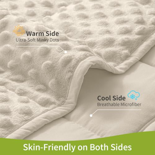 Image of Uttermara Cooling Weighted Blanket for Adults, 15 lbs Queen Size 60 inch x 80 inch