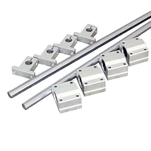 Arbre linéaire 400mm anti-friction avec roulement SCS8UU pour guidage stable