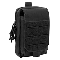 deegbbyi Bolsa Cintura Táctica, Tactical Molle EDC Bolsa, Bolsas de Teléfono al Aire Libre, Bolsas de Teléfono Celular Multifuncional, Saco Cintura Tactica Hombre, para Senderismo, Camping, Viajes