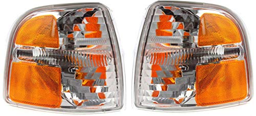 Garage-Pro Corner Light Set of 2 Compatible With Ford Explorer 2004-2005, Halogen, Driver and Passenger Side