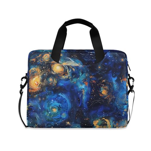 Maletín Starry Sky Van Gogh para portátil 13-15.6 pulg miniatura 1
