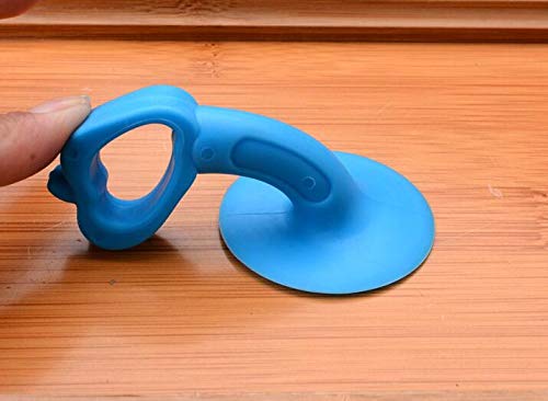 Miniatura 4 de WOIWO 5 Uds. Versión extendida de silicona para puerta de succión, mango no perforante, almohadilla anticolisión, tapón de puerta de plástico,