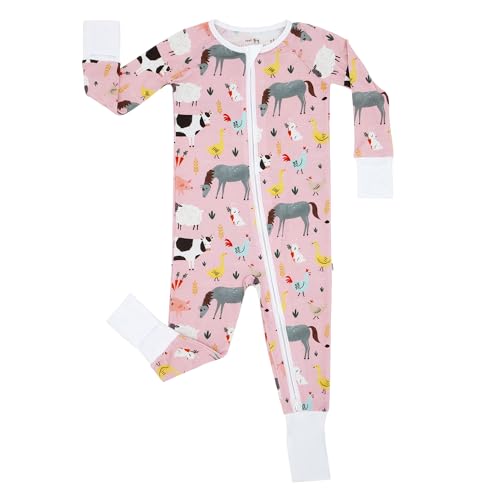 Image of Little Sleepies Zipper Pajamas for Baby Boys & Baby Girls, Toddler Pajamas, Snug Fit, 2-Way Zipper, Viscose from Bamboo