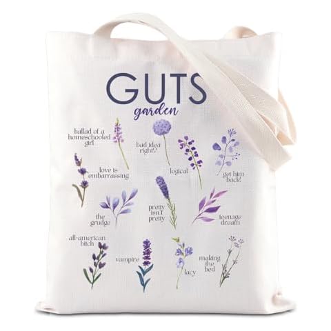 FOTAP Singer Inspire Tote Bag Singer Album Inspired Gift Guts Garden Inspire Tote Bag Singer Sour Gift Sour Album Handbag (G Garden T) Cover