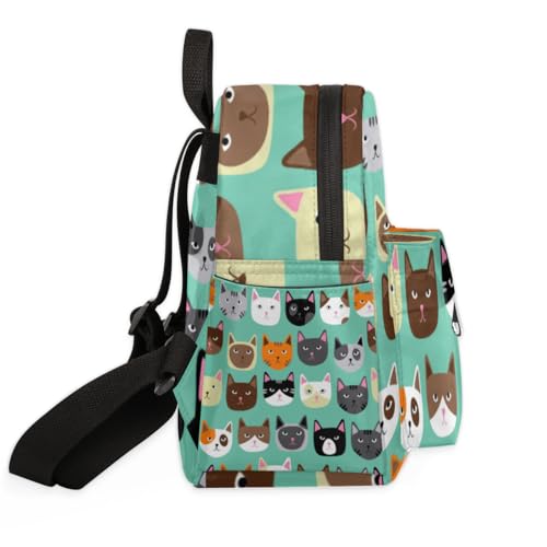 Sac à dos de voyage en forme de tête de chat mignon