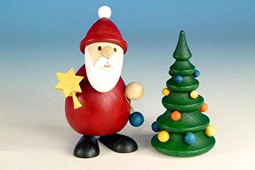 MIJOMA Holz Drückfiguren Weihnachten - Handbemalte Nostalgie-Figuren