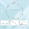 Tusuzik Armband Damen, Silber 925 Zircon Doppellagiges Herz ArmbäNder, Schmuck Freundin Frau Mama Freundin, Valentinstag Geburtstag Weihnachten Silberarmband Geschenke füR Frauen(Blue) #2