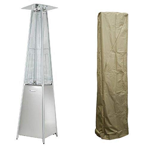 AZ Patio Stainless Steel Quartz Glass Tube Patio Heater HLDS01-GTSS