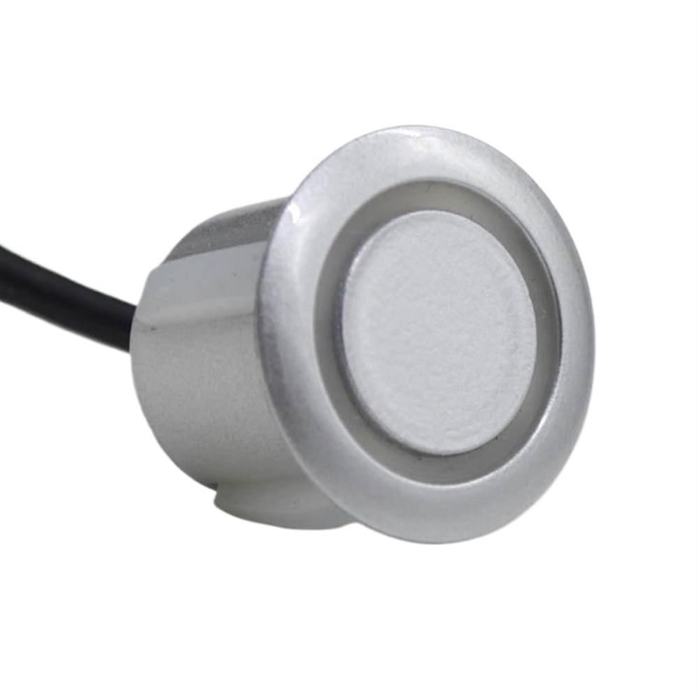 Sensore di Assistenza al parcheggio PDC, Kit sensori di parcheggio Parktronic per Auto, Anteriori e Posteriori, Radar, rilevatore 4/6/8 sensori, Assistenza Automatica (8 sensori/Argento)