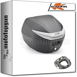 Maletas Gsx 650 F MOTOTOPGUN Kappa k3000n + kz539 + km5m Maleta k3000n + Adaptador Compatible con Suzuki gsx 650 f 2008 2009 2010 2011 2012 2013 2014