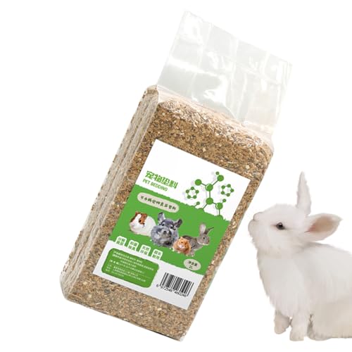 Hamster Bedding, Cama absorbente antiolor natural para animales, sustrato para terrario Gerbo ratón erizo hurón conejo gallina chinchilla interior exterior