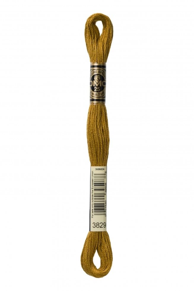 Image of DMC Stranded Cotton Embroidery Thread 3829 - per skein