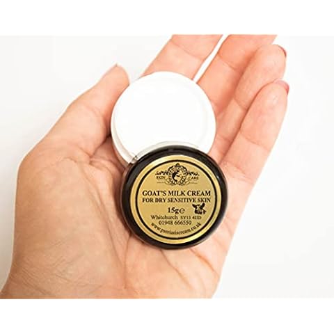 Goats Milk Moisturising Cream 15g by Elegance Natural Skin Care for dry sensitive skin Travel Size Cover