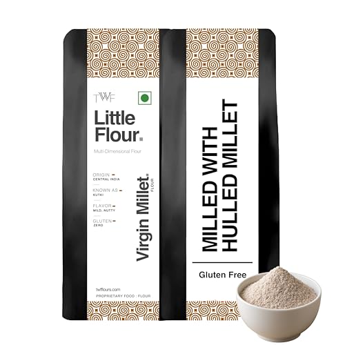 Image of TWF Little Flour | 500gm | Stone Ground | Not Pulverized | Kutki Atta | Naturally Gluten-Free | Virgin - Nutrient Rich