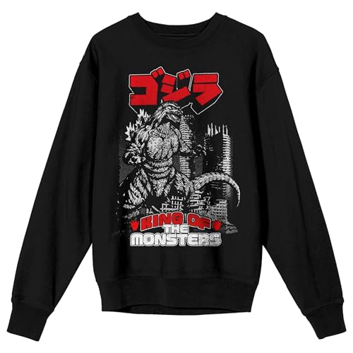 Bioworld Godzilla Classic King of the Monsters Adult Crew Neck