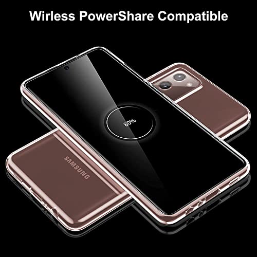 Image of NISHTECH for Samsung Galaxy Note 20 Premium Transparent Hybrid Soft Slim Dust Proof Back Case Cover Silicone with Camera Protection