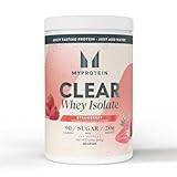 Myprotein Clear Whey Isolate Protein Powder, 35 Servings, (1.9lbs) Strawberry, 20g Protein per...