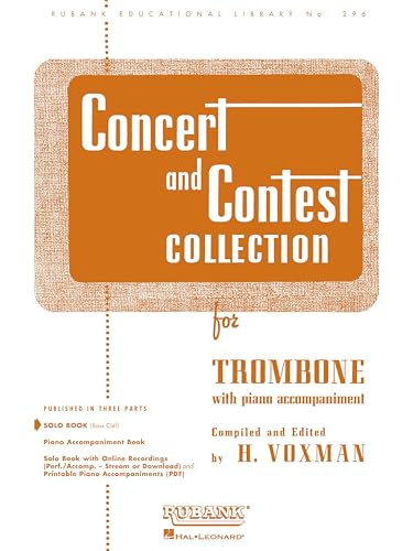 Concert and Contest Collection for Trombone: Solo Book Only (Rubank Educational Library)