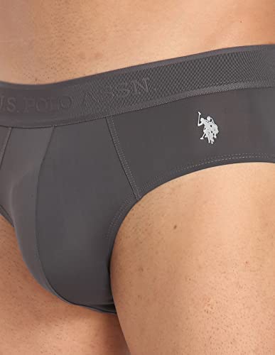 Image of U.S. Polo ASSN. Men's AB001 Microfiber Brief with Quick Dry Feature - Pack of 1