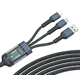 4. Indicateur LED phosphorescent - Ne tâtonnez plus jamais dans l'obscurité. L'indicateur LED intégré s'allume, ce qui rend le câble facile à localiser dans des conditions de faible luminosité. Cette fonction pratique vous permet de trouver et de connecter rapidement vos appareils, même la nuit.