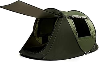 HZH Barraca de abertura rápida para 3-4 pessoas Barracas automáticas ao ar livre de camadas duplas Grande Barraca familiar para 5-8 pessoas À prova d'água Camping Caminhadas