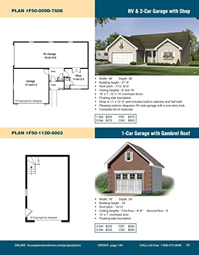Build Your Own Garage Manual: More Than 175 Plans: Step-By-Step Instructions (Creative Homeowner) Techniques, Tips, Diagrams, and More for DIY Building, plus a Catalog of Available Plans - Image 5