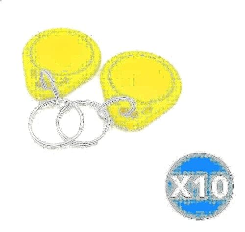 لينك نت SD3 RFID ميدالية مفاتيح اصفر، 2724734630910 - 10 قطع