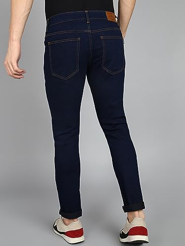 Image of Urbano Fashion Men's Regular Fit Mid Rise Washed Jeans Stretchable