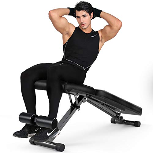 Dr.Life Adjustable Weight Bench for Full Body Workout Bench Multi-Purpose Utility Sit Up Weight Bench Strength Training Bench Press for Home Gym