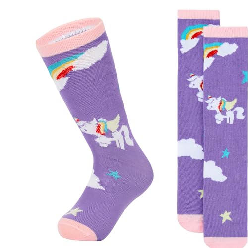 Zando Toddler Soccer Socks Breathable Kids Football Baseball Socks Cotton Toddler Knee High Socks Pattern Printed Socks