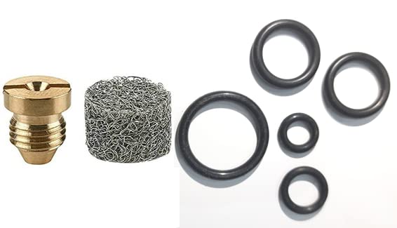 VELVON Foam Lance O-Ring Kit - 1.1MM Orifice, Mesh Filter, Snow Soap Lance Foam Sprayer & Gun O-Ring Set