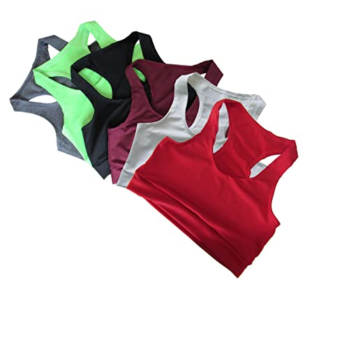 Kit 4 Top Academia Fitness Roupas para Academia Treino Corrida Malhação (G, Multicolorido)