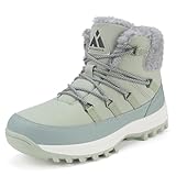 [Mishansha] スノーシューズ レディース 暖かい ボア アウトドア 登山靴 ハイカットトレッキングシューズ 防寒 冬用 スノーブーツ