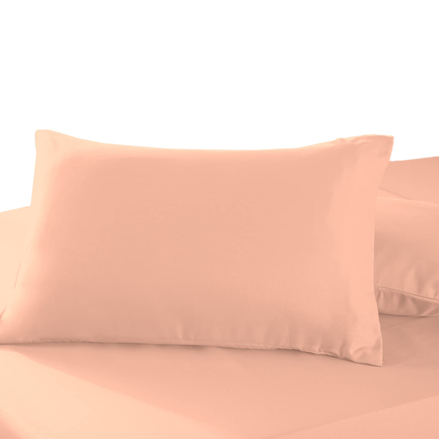 Pizuna 100% Cotton Standard Pillowcases 2 Pack White 50x75cm, 400 Thread Count Long Staple Combed Cotton Soft Pillow Cover, Sateen Weave Oxford Pillow Cases (Cooling Pillowcase 2PC) — view 116