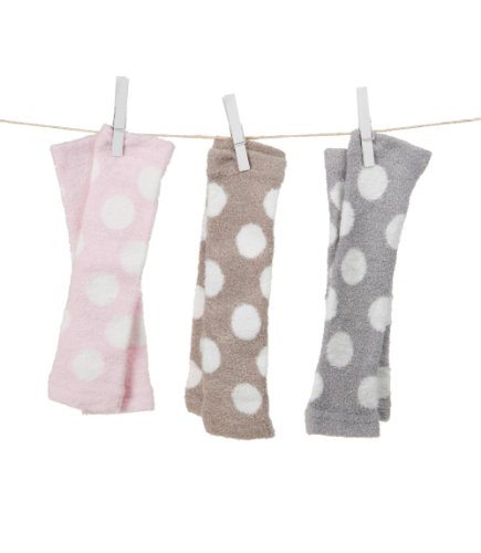 Little Giraffe Leggies Baby Leggings/Legwarmers (choose color) (Dot Silver/Pink/Flax)