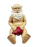 FICITI Funny Sunbathing Statue, Hilarious Lawn Gnome, Relaxing Garden Decoration