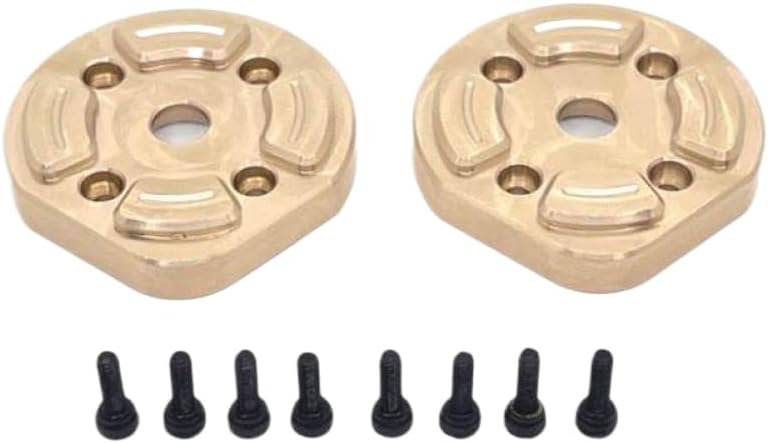 真鍮フロントとリアアクスルウェイトブロックギアカバー部品 1/12 H12Y H12Y+ リモートコントロールカー(Red)