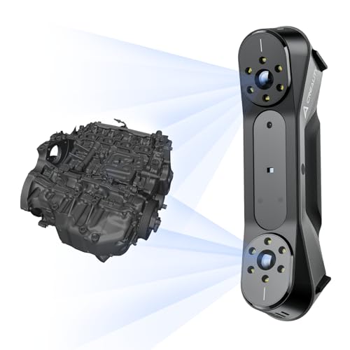 Creality CR-Scan Raptor Scanner 3D, Blu-Ray industriel, suivi anti-tremblement pour scanner couleur 5-2000 mm, précision jusqu'à 0,02 mm, vitesse 60 fps (MacOS/Windows) 7 Creality CR-Scan Raptor Scanner 3D, Blu-Ray industriel, suivi anti-tremblement pour scanner couleur 5-2000 mm, précision jusqu'à 0,02 mm, vitesse 60 fps (MacOS/Windows)