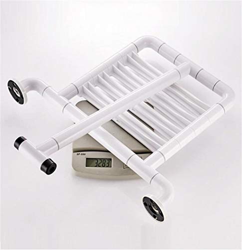 Tabouret de douche pliable renforcé avec structure inox stable