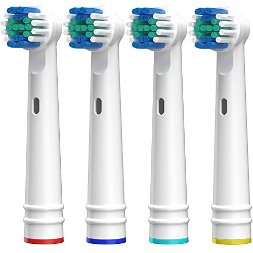 Replacement Toothbrush Heads for Oral-B, 4 Pack Replacement Heads Compatible with Oral B Braun Electric Toothbrush